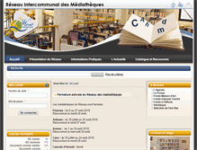 Tablet Screenshot of mediatheque.cahm.net
